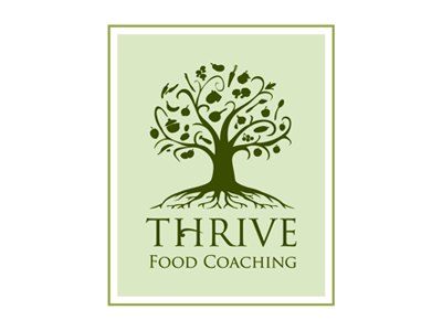 Thrive Logo LL6 enclosure food green logo tree