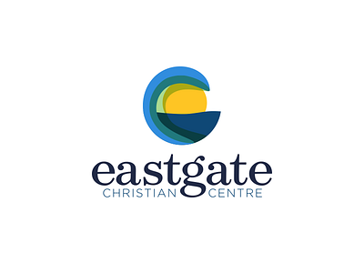 Eastgate Logo christian church sea sun wave