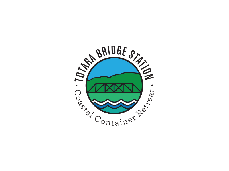 Totara Bridge Station 2 coastal hills river sea bridge