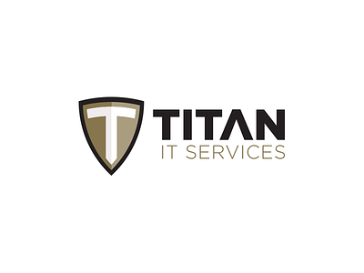 Titan IT Logo v1 it security shield t titan