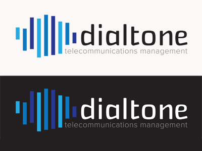 Dialtone Logo Final communications cyan logo telecommunications telephone