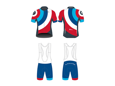 CY Personal Kit v2 blue circle cycling cycling jersey cycling kit red roundel