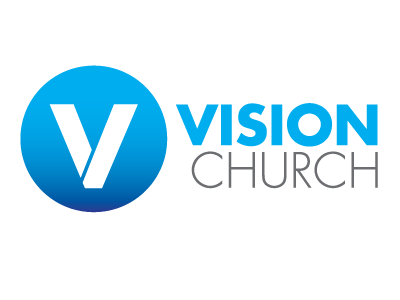 Vision Church Logo V1 church circle cyan futura vision