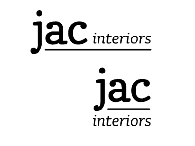 Jac Interiors Progress 2 lowercase simple typewriter