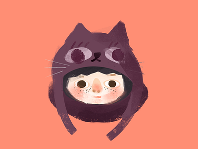 kitty Raine baby illustration