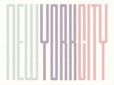 Dribbble 4 compressed nyc typography