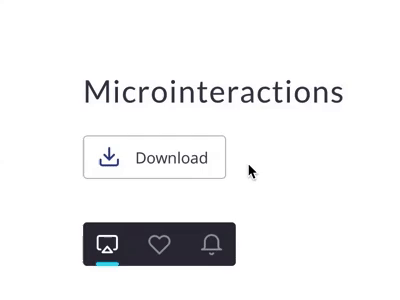 Microinteractions download microinteraction tabs