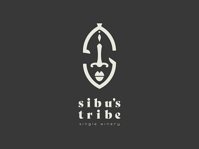 Sibu's Tribe Logo africa african brand brand mark branding design freelance graphic design logo logo design logo designer mask minimal mzansi south africa tribe wine winery zimbabwe zimbo