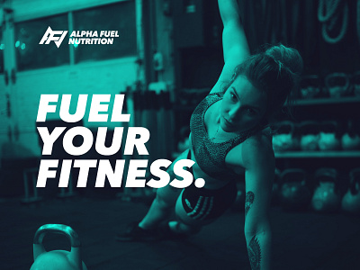 Alpha Fuel Nutrition Proposal Post active alpha branding fitness fuel gym healthy logo logo designer muscle nutrition proposal wip