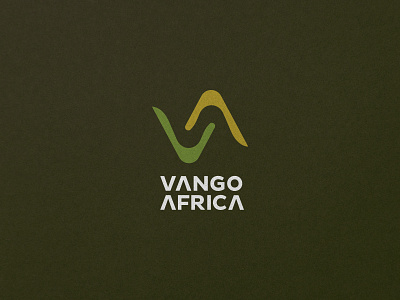 Vango Logo africa african botswana brand brand identity brand logo corporate identity entrepreneur lettering letters logo logo design logo designer logo maker okavango simple