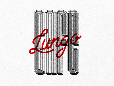 Café Lungo cafe cafe lungo coffee coffee addict coffee lover lettering lungo type typography vintage vintage type