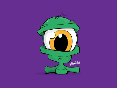 eyeBulb cartoon cute eye fun illustration illustrator monster random work