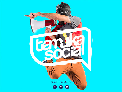 Tamuka Social advertising branding communication energetic logo media social wake up youth zimbabwe
