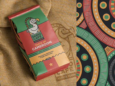 Dodo Cafe - Taste of Cameroon africa branding branding design café cameroon coffee coffee beans coffee cup coffee packaging color dodo graphic design illustration illustrator line icon line illustration line logo logo design packaging