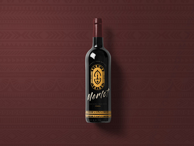 Sibu's Tribe Merlot africa african bottle brand branding branding design ethnic logo logo design logo designer merlot mockup mzansi packaging south africa tribal tribe wine winery zimbo