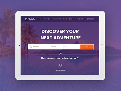 E-commerce Travel Website