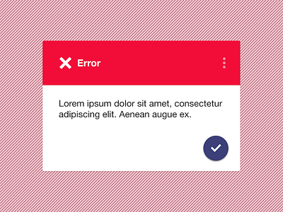 Daily UI #011 - Flash Message 011 android confirm daily error fab flash message material pop up ui
