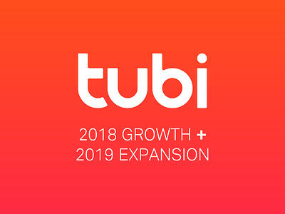 Tubi Year-in-Review design info graph inforgraphic logo tubi