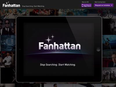 Fanhattan.com Animation animation beta design fanhattan ipad landing page web