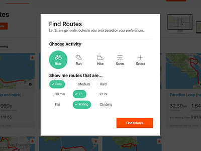 User Testing Concept activity design discover find routes