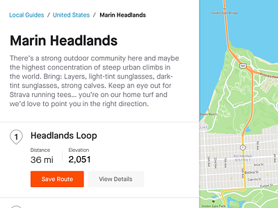 Strava City Guide breadcrumbs guide maps navigation route save route