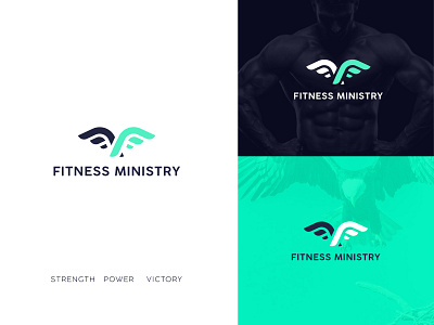 Fitness center logo design