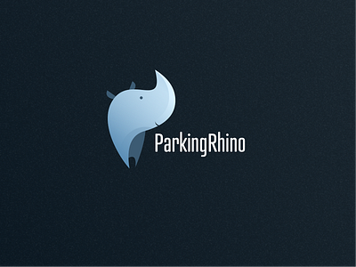 Logo concept for ParkingRhino