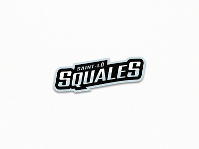 Squales - Roller Hockey - Logo 3 hockey ice hockey illustration inline hockey roller hockey sports branding sports logo team logo typography vector