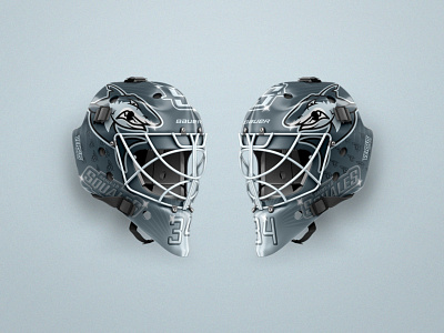 Squales - Roller Hockey - Goalie mask