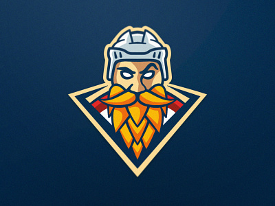 Brasseurs - Roller Hockey - Mascot Logo design hockey illustration inline hockey logo mascot roller hockey sports branding sports logo team logo