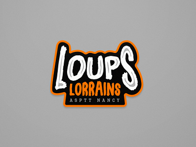 Loups Lorrains - Floorball - Secondary logo