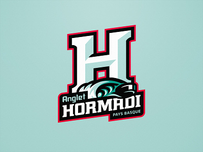 Hormadi Anglet - Ice Hockey - Primary logo design graphic identity hockey ice hockey illustration logo magnus sports sports branding sports logo team logo visual identity