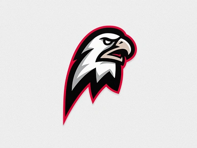 Aigles - Mulhouse | Floorball | Mascot logo aigles design eagles floorball illustration mascot mulhouse sports branding sports logo team logo