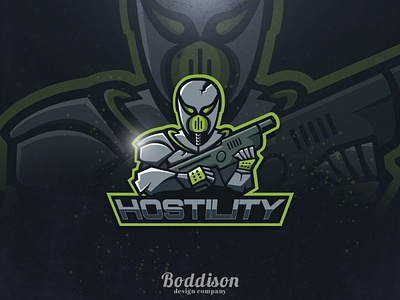 Hostility Esports Logo adobe design digital art esports esports logo graphic design illustrator logo photoshop vector