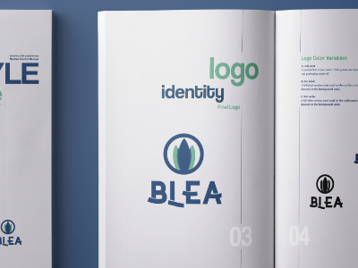 Blea logo design brand brands business businessowner graphicdesign logo logos startup styleguide surfboard surfing website