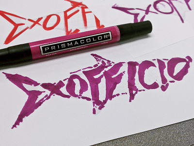 ExOfficio apparel design exofficio fish hand drawn marker prismacolor sketch typography