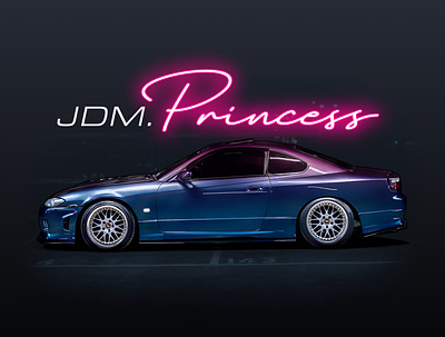 Nissan S15 Silvia - JDM.Princess affinitydesigner car digitalart illustration illustration digital jdm jdm car nissan nissan silvia photoshop s15 s15 silvia silvia typogaphy vector