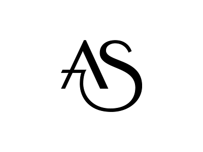 AS Monogram branding identity logo monogram vector wip