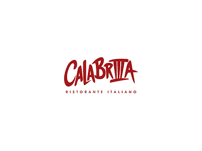 Calabria identity italian logo restaurant