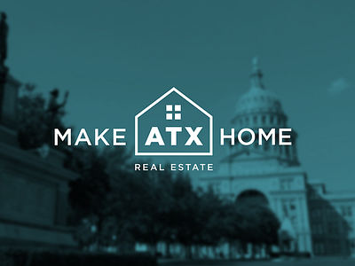 Make ATX Home Real Estate austin branding logo real estate texas