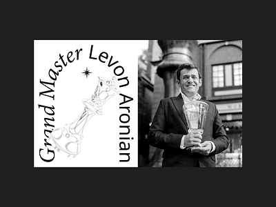 Levon Aronian Official Website awards awwwards chess design illustration layout ui uiux ux web design website website design