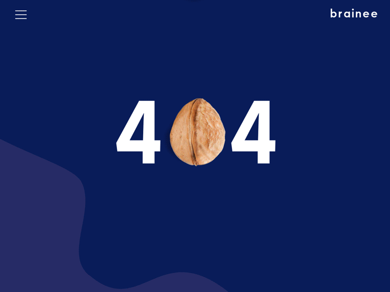 Error Page 404 404 animation blue brain concept studio design error graphic layout page walnut web design