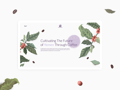 Sabcomeed Website Design coffee creative design illustration layout minimal purple ui uiux web design website