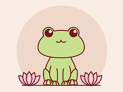 "Kawaii" Frog