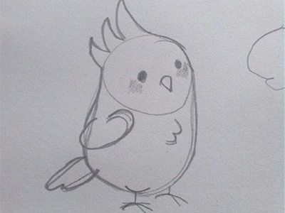 Simple Bird - Sketch