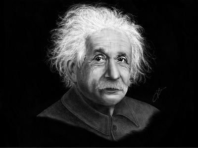 Einstein - Digital Illustration