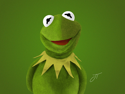 Kermit the Frog - Digital Illustration adobe photoshop sketch apple pencil ipad pro kermit kermit the frog