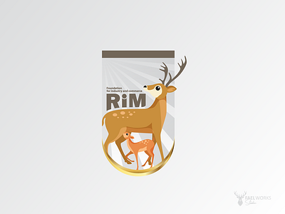 RIM foodstuffs logo arabic baby brand branding deer deers baby design food illustration iraq logo logos rim syria turkey uae ui usa vector windmill