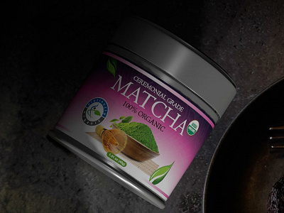 Matcha Tea graphic design healthy healthy food label matcha organic packaging packaging design tea
