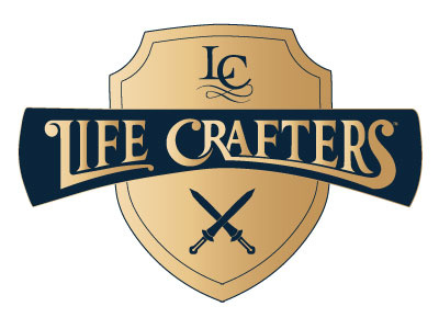 Life Crafters Logo branding design graphic design illustrator kentucky lexington life life crafters lifestyle logo rebrand swords